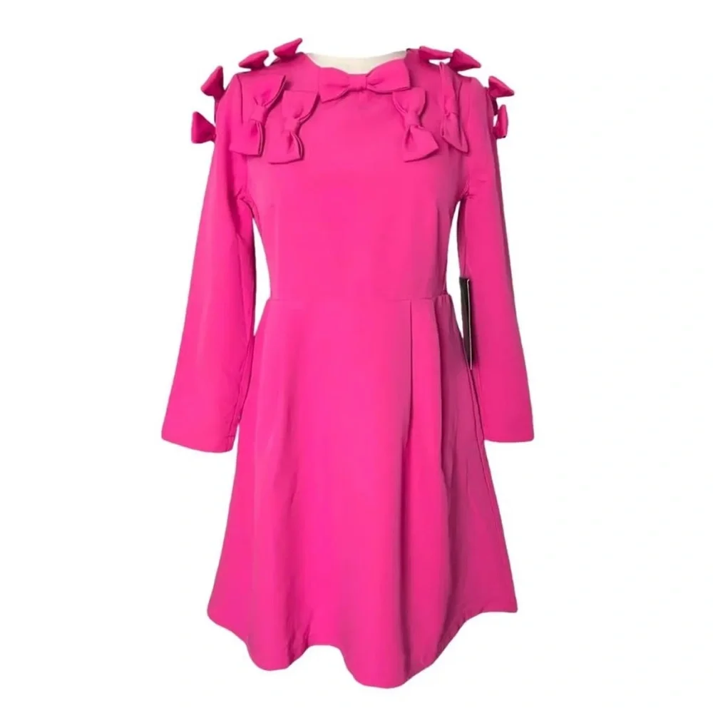 Tuckernuck x Cameran Eubanks Hot Pink Bow dress - Picture 4 of 6